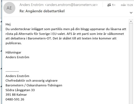 Barometern Anders Enström
