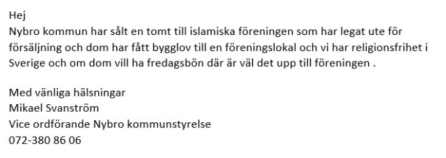 Moske mejl vice KSO Svanström