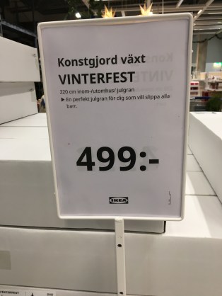Vinterfest konstgjord växt
