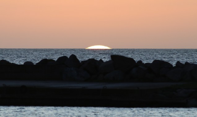 Solens första strålar