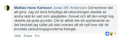 Mattias Karlsson FB 20181