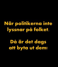 T-shirt svt svart gul text rygg 1